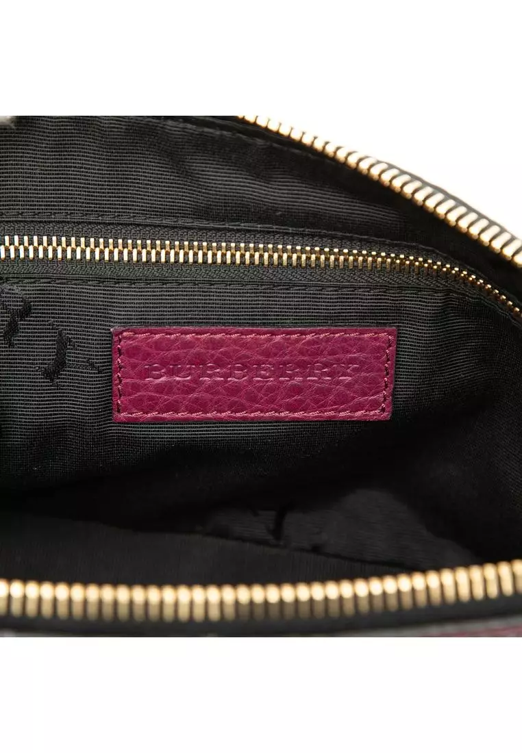 Pre-Loved Burberry Leather Harrogate Crossbody