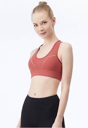 Trendyshop red Quick-Drying Yoga Fitness Sports Bras 0DB9CUS519106AGS_1