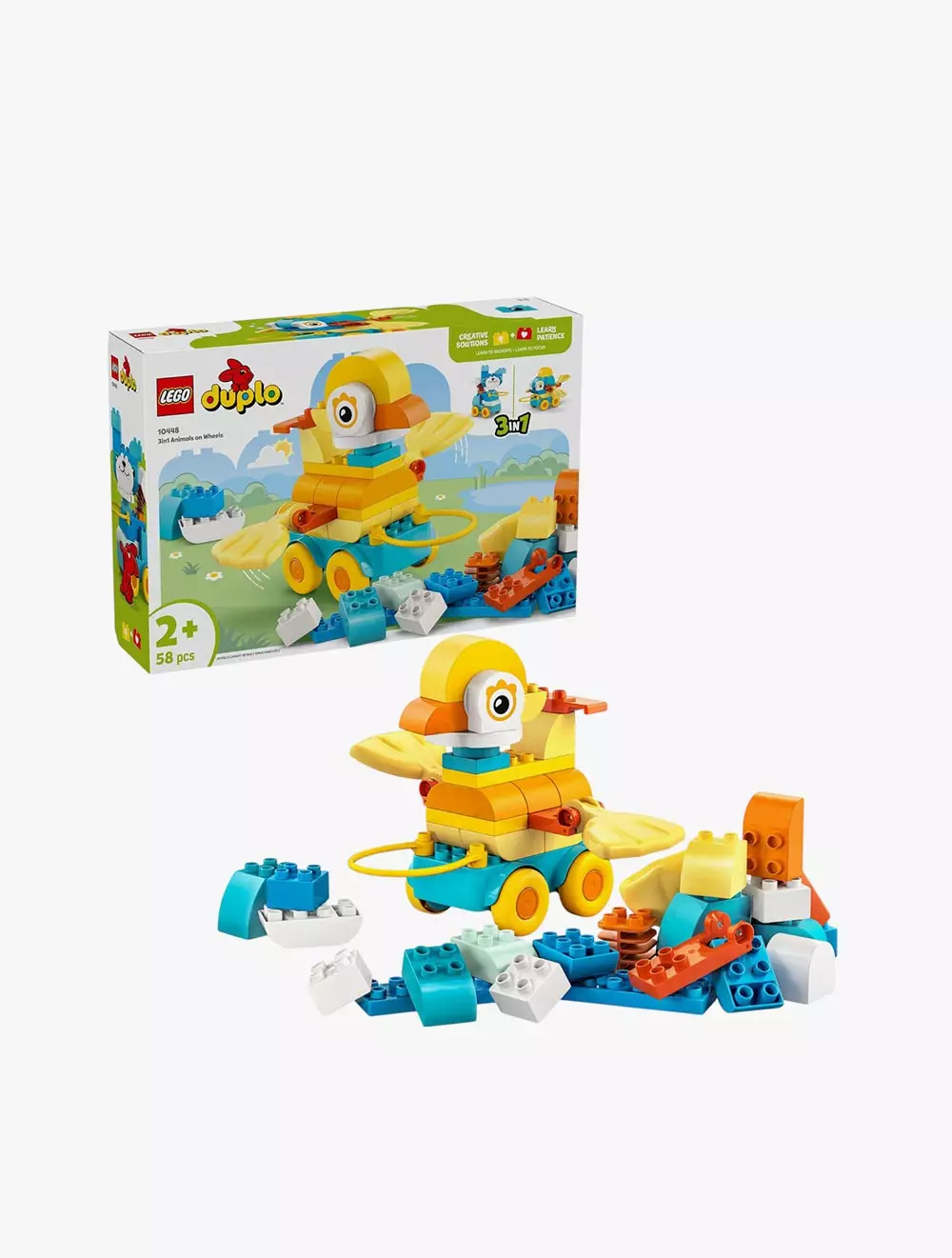 LEGO® DUPLO Town 3in1 Animals on Wheels - 10448