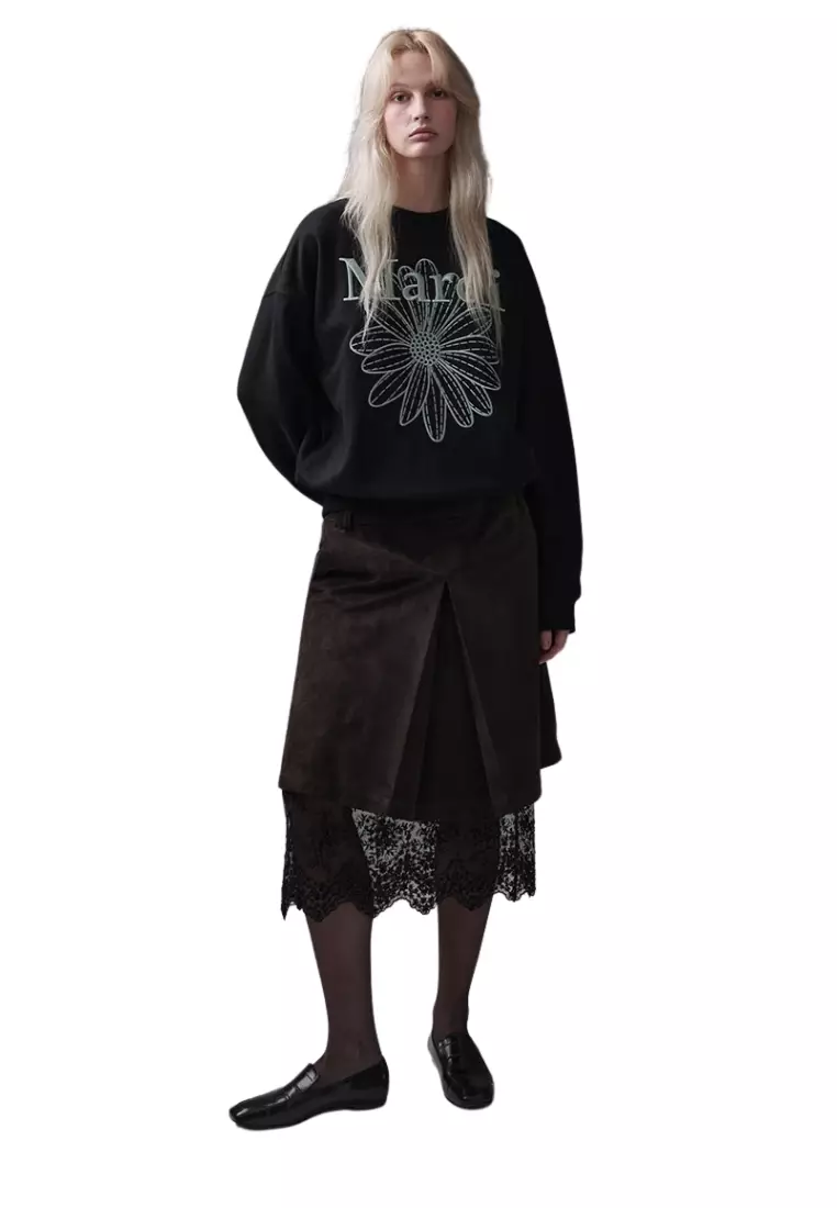 Jual MARDI MERCREDI Sweatshirt Flowermardi Needlework