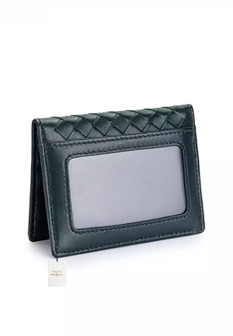 Weave Sheepskin Multi-Slot Card Holder JW YT-8861