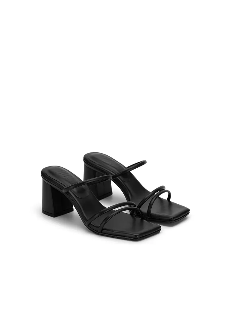 CLOUDFOAM STRAPPY BLOCK HEEL SLIDE