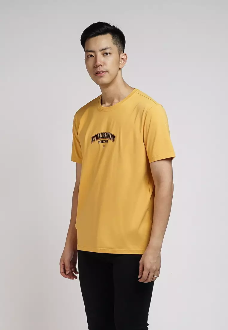 XTRAORDINARY T-Shirt Cotton Spandex Pria 48092