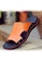 Twenty Eight Shoes orange Basic Cowhide Flip Flops VMS8286 8EB27SH60C82C2GS_5