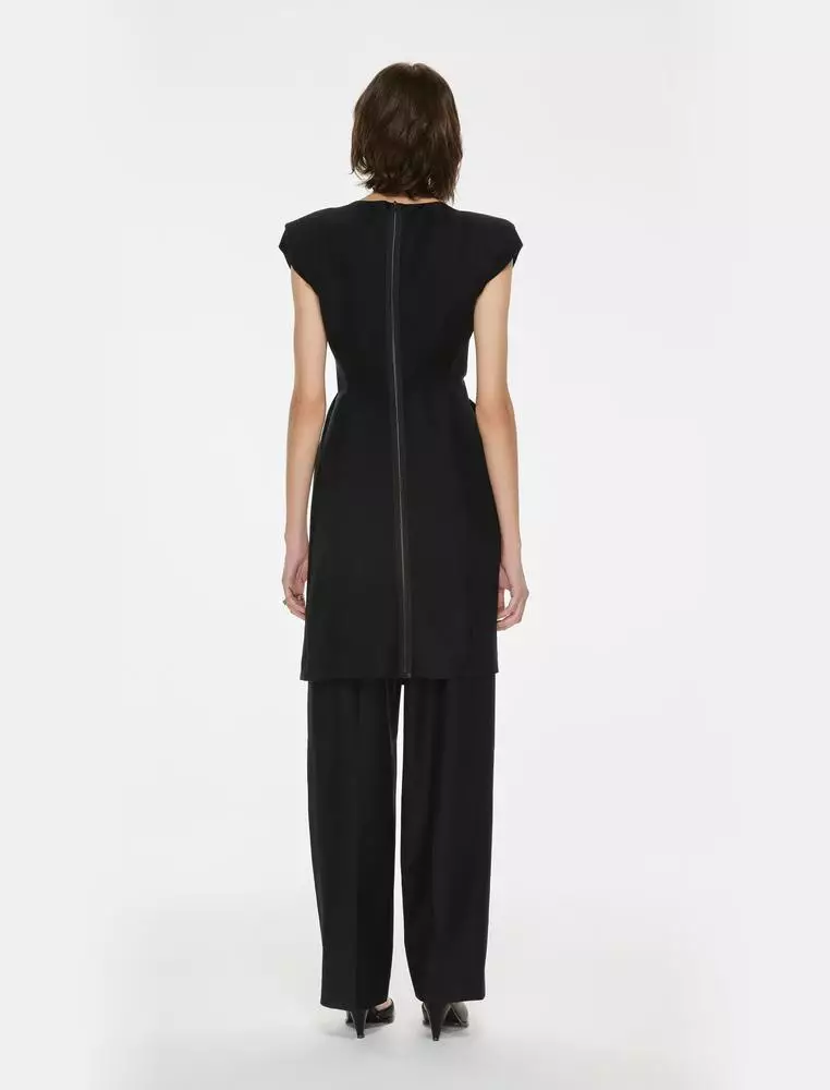 JNBY Women's Sleeveless V-Neck Dress