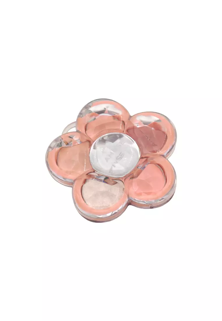 AMUSE Flora Eye Palette(#01 Flora Peach Coral)(4.5g) 01 FLORA PEACH