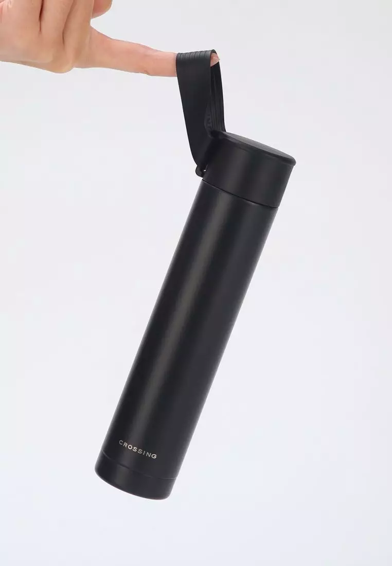 Crossing Compact Slim Insulated S/S Bottle 250ml - Black