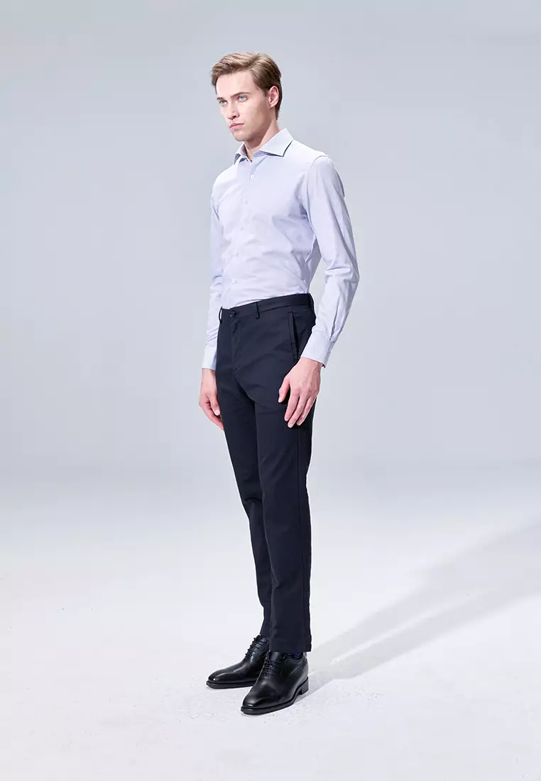 Light Brown Dots Slim Fit Shirt