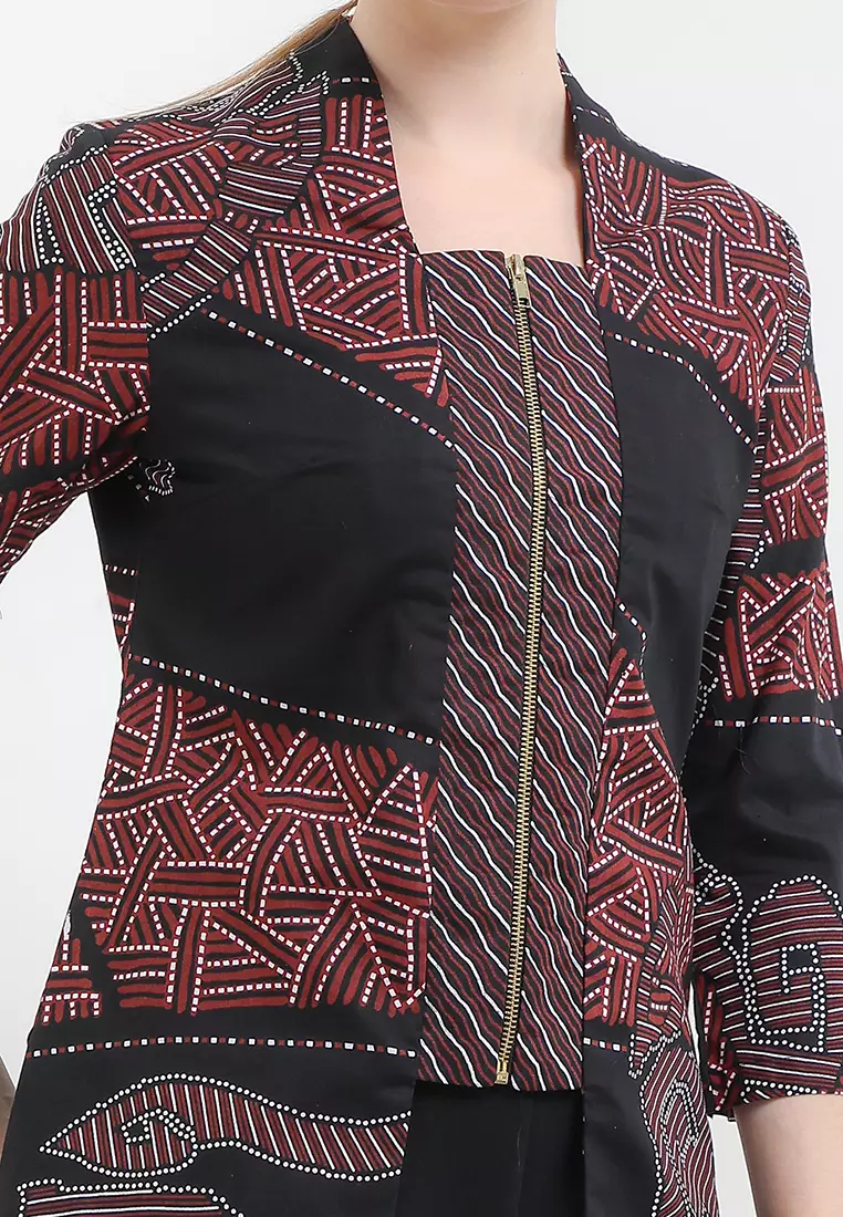 Blouse Batik Gelaran Titik Sewu