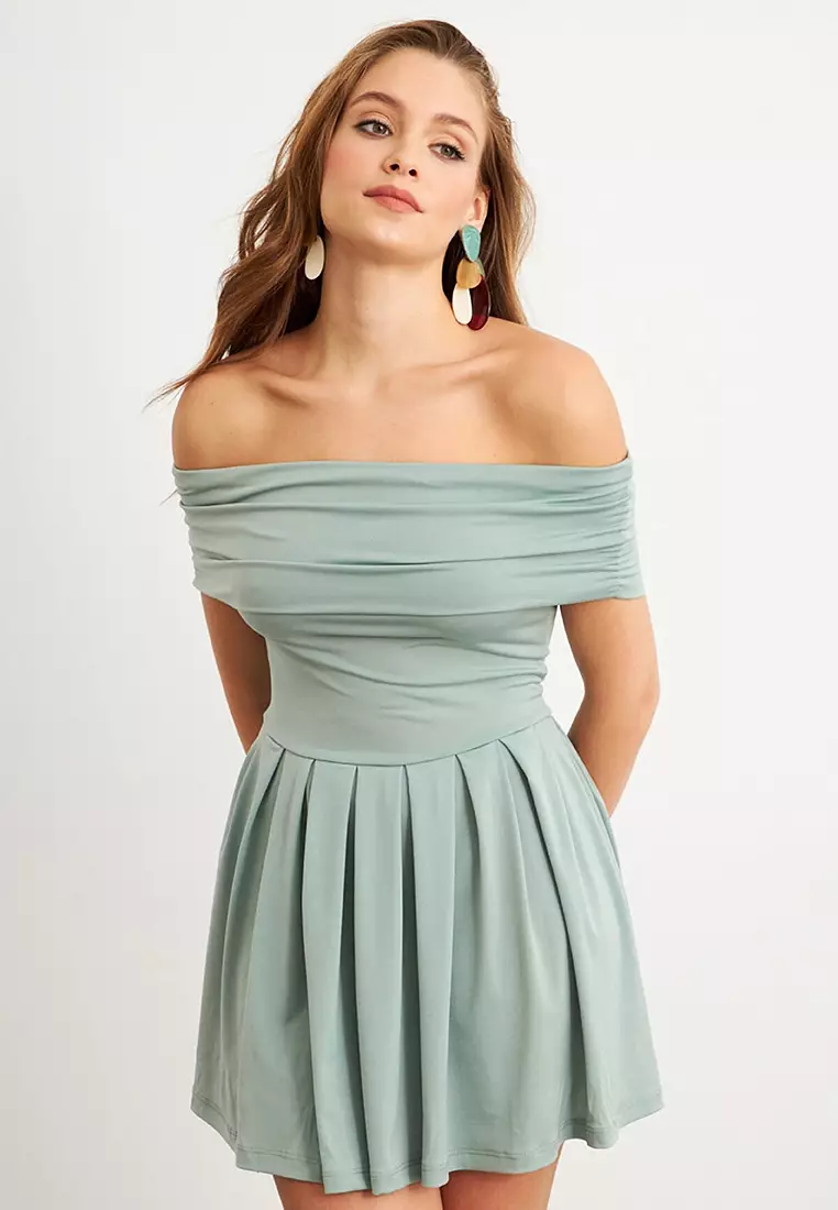 Madonna Collar Mini Dress