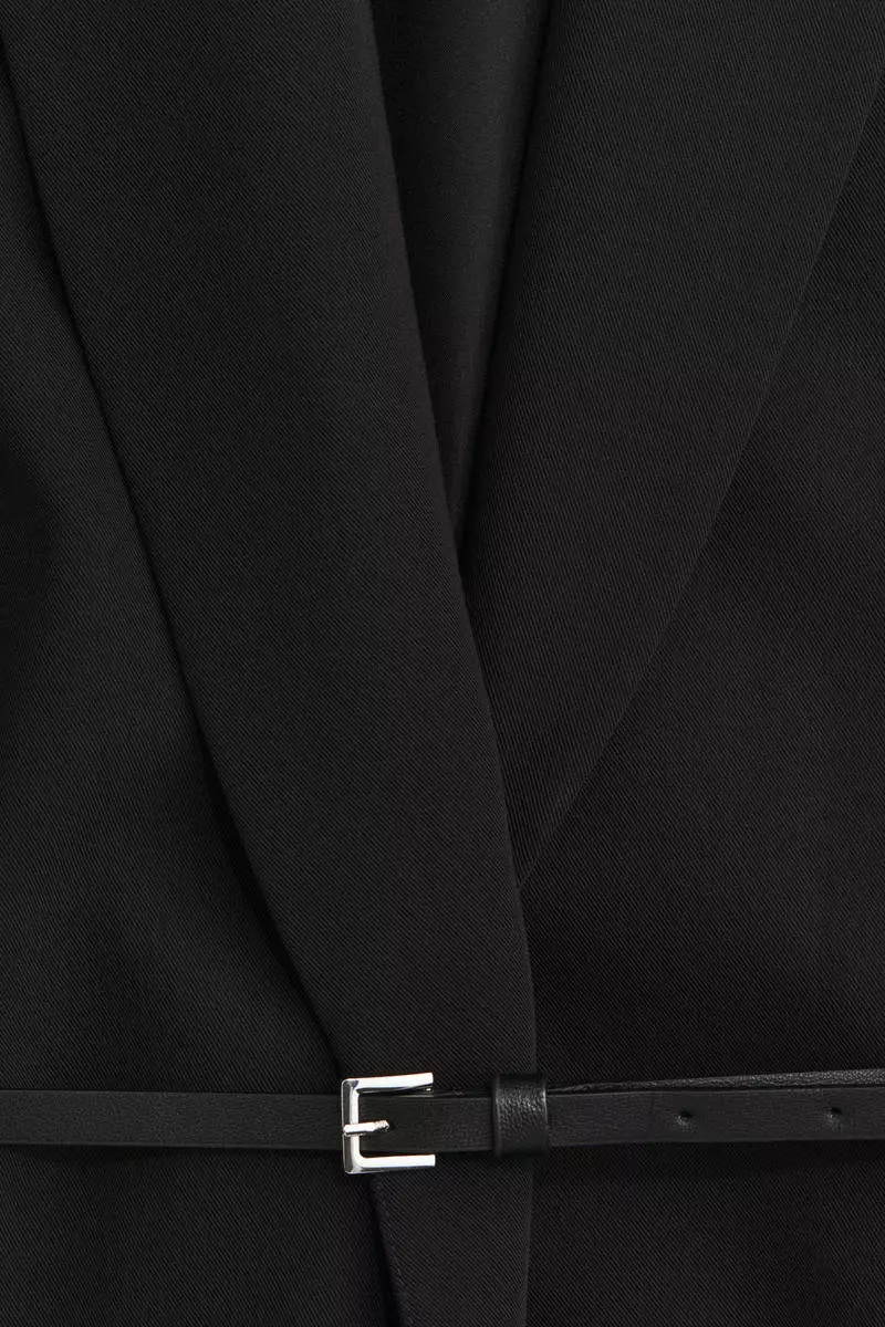 Belted blazer