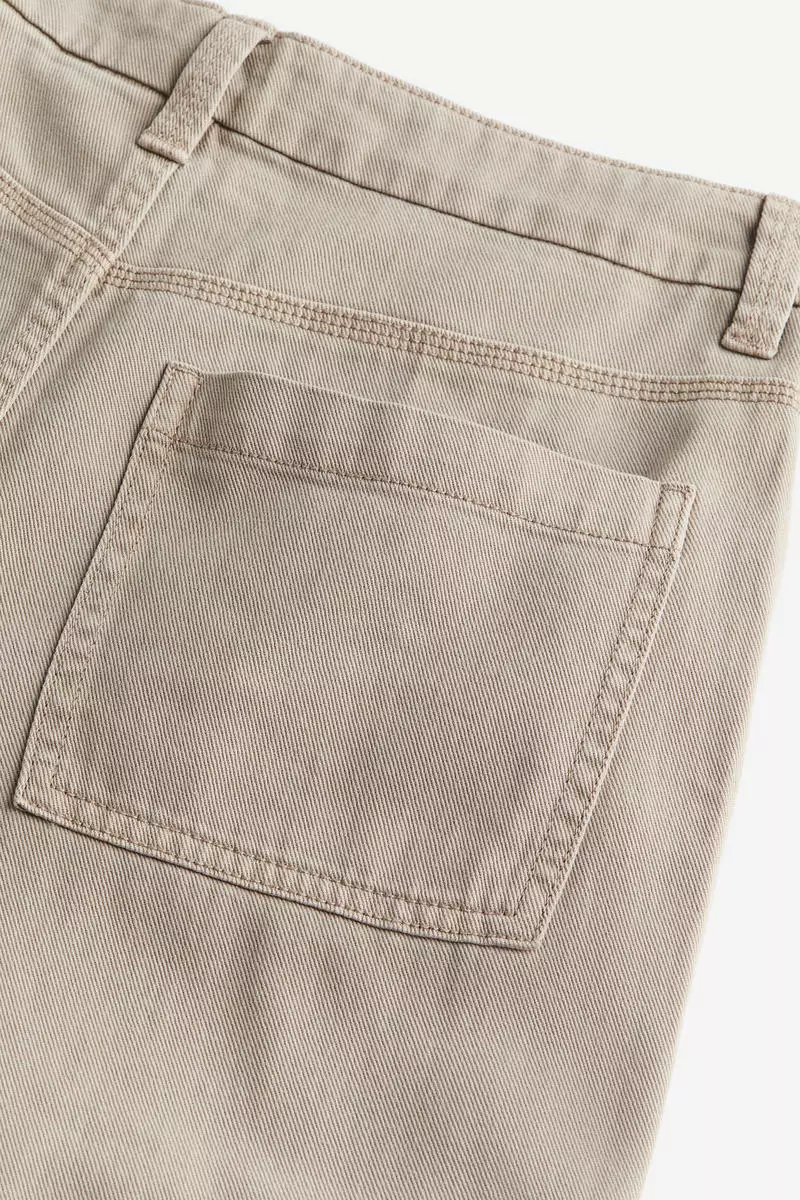 Twill cargo trousers