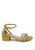 Rag & CO. yellow CANDANCE Braided Yellow Block Heel Suede Sandal EA98DSH75B7122GS_1