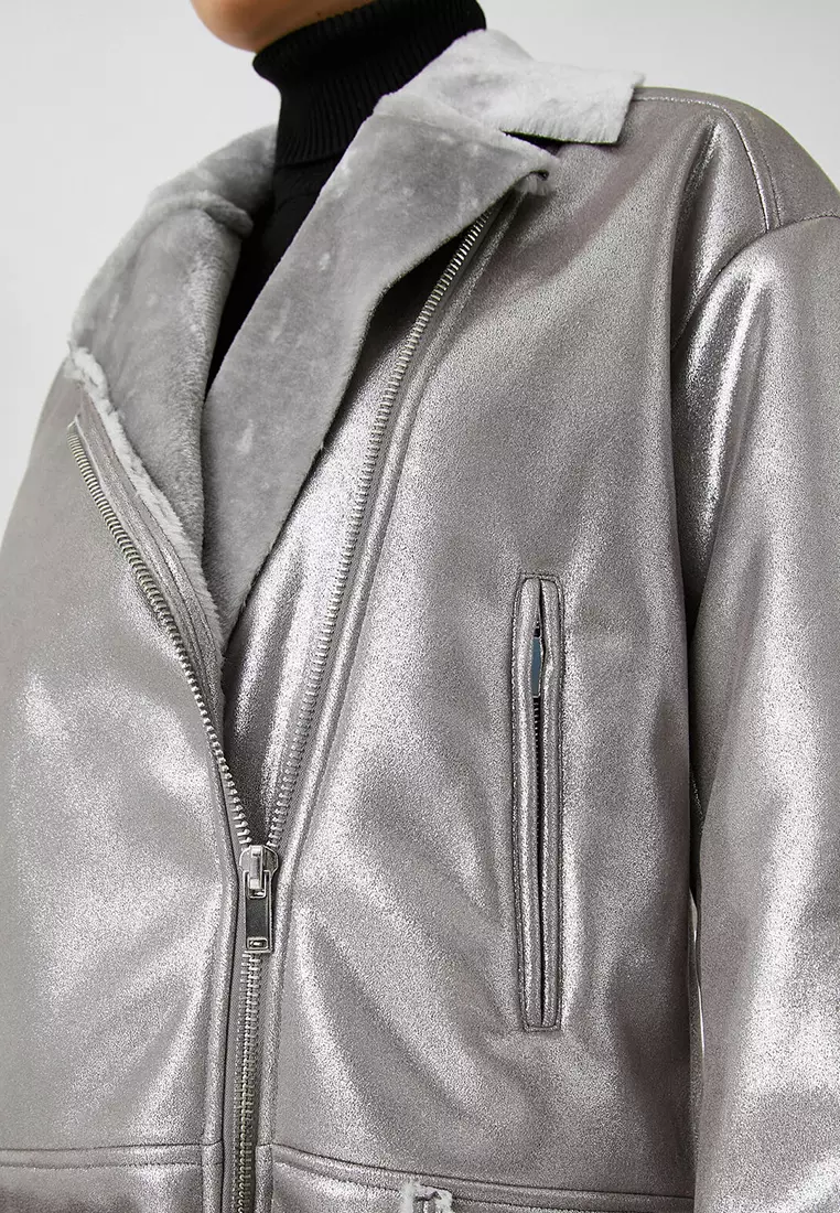 Oversized Biker Jacket