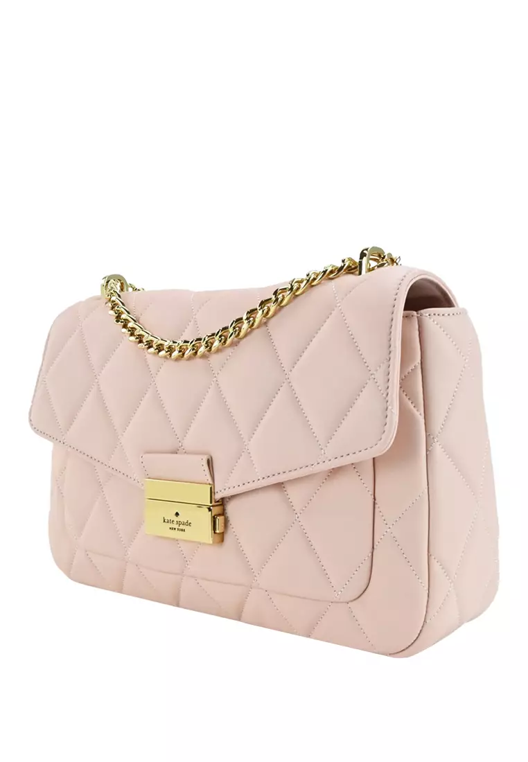 Buy Kate Spade Kate Spade Carey Small Flap Shoulder Bag - Conch Pink ...