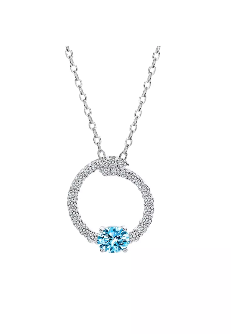 Creative Round S925 Silver Necklace