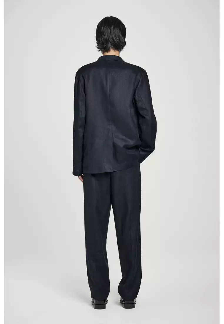 SINGLE-BREASTED LINEN BLAZER