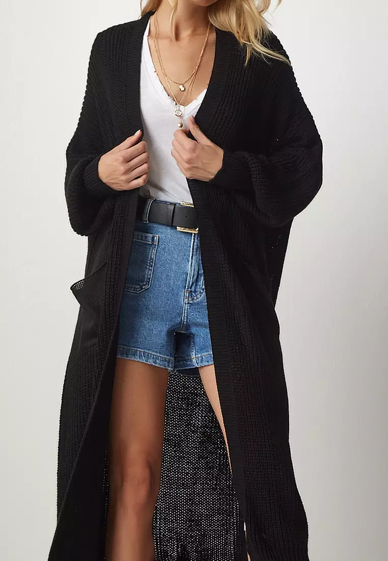 Next long black clearance cardigan