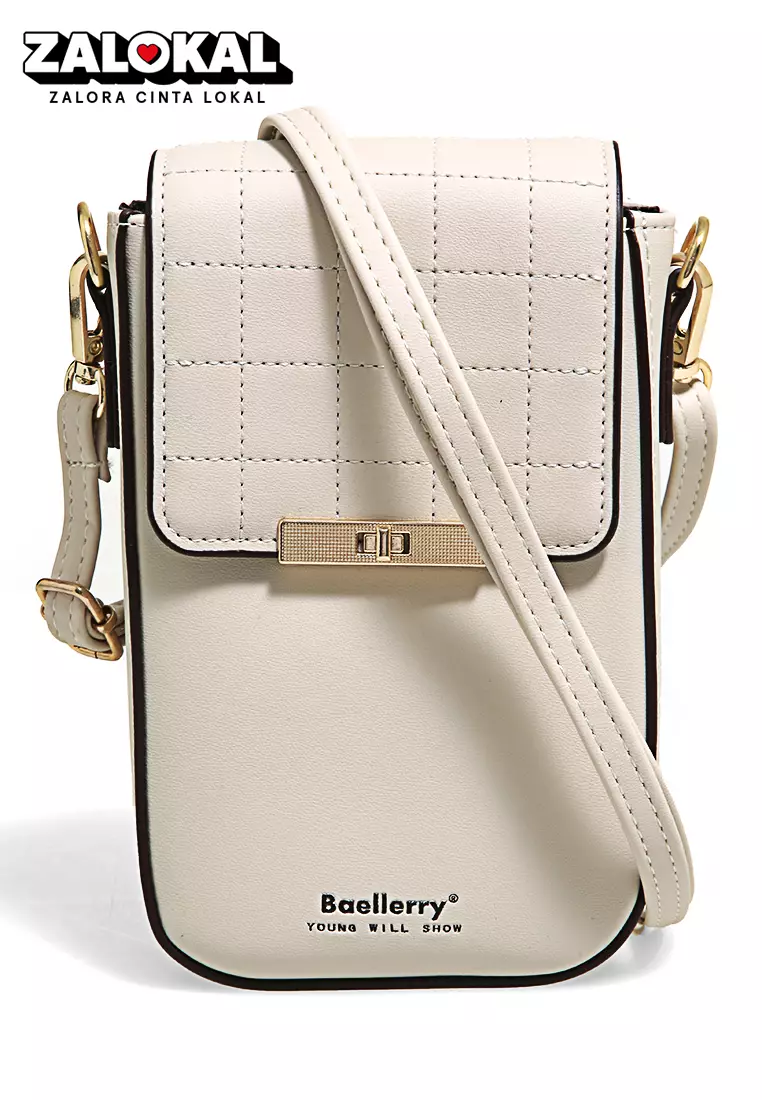 Sling Bag Wanita Tas Selempang Handphone Many Slot Material Leather ORIGINAL