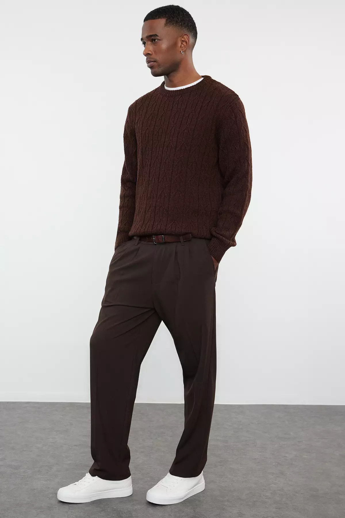 Crew Neck Knit Jumper