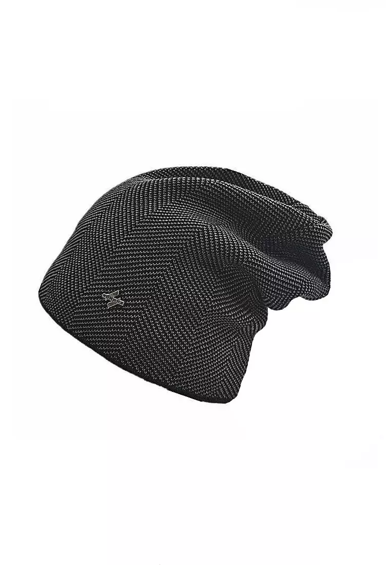 Tamirat Kupluk Unisex Winter Warm Beanie Hat Cycling Skiing Cap Casual Material Fabric ORIGINAL - Black