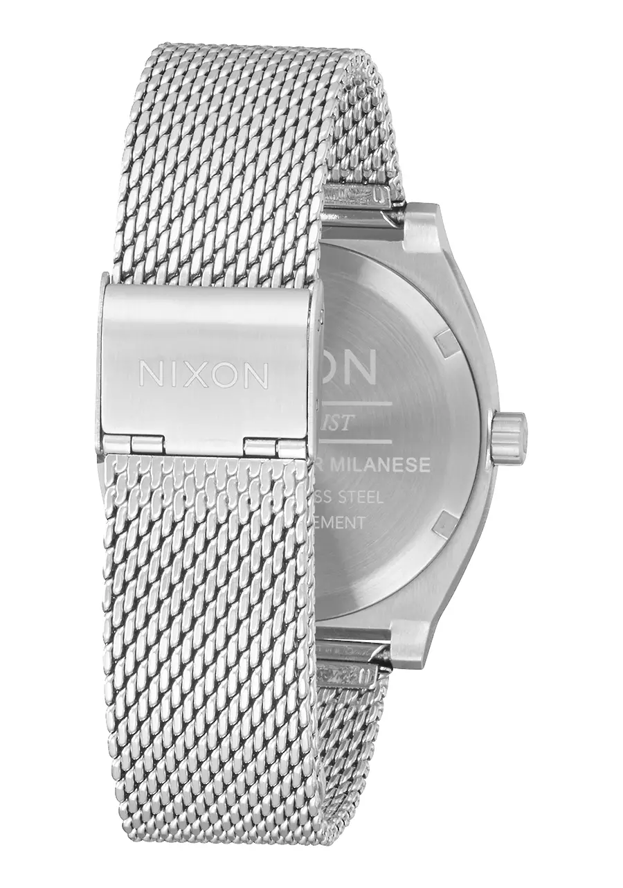 TIME TELLER MILANESE ALL SILVER