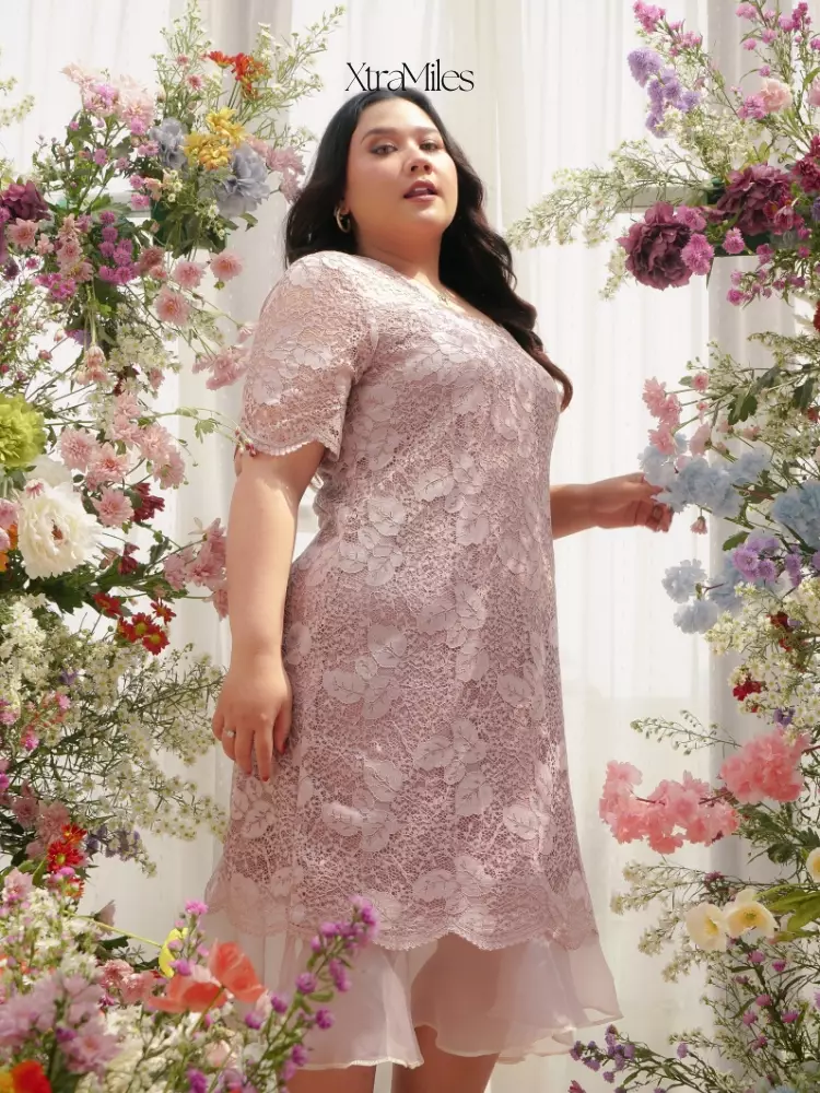 xtramiles Ladies dress candace dusty lilac