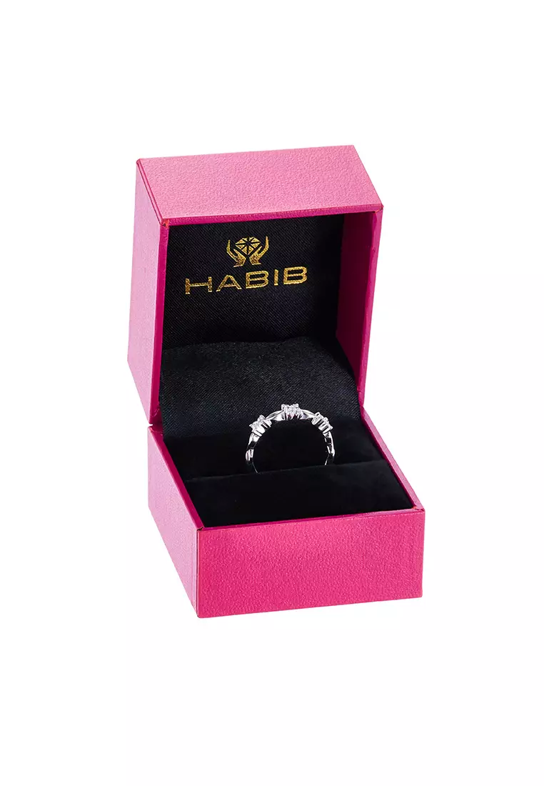 HABIB CHIC | Round Diamond Ring in 375/9K White Gold 267561223(WG)