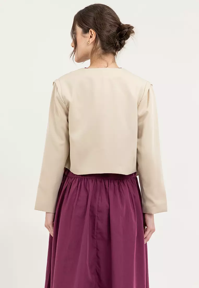 Ciatrice Fold Detailed Jacket