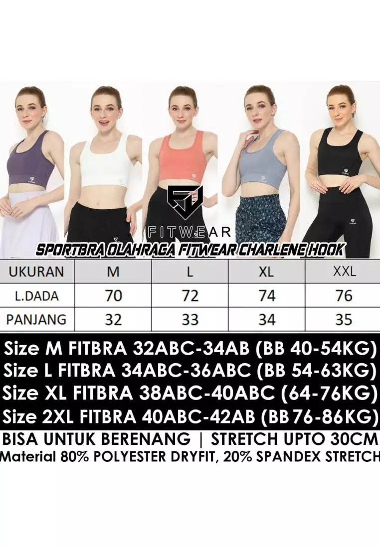 FITWEAR - CHARLENE HOOK SPORTBRA - MANGO TANGO