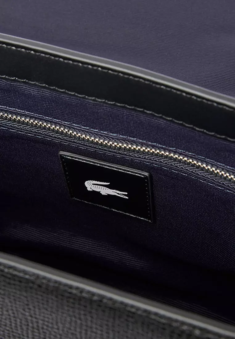 Ossian Flap Close Leather Satchel