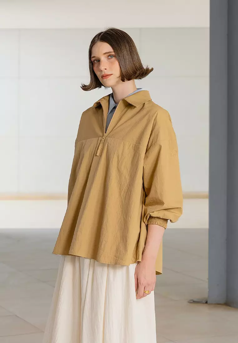 Kami Kora Loose Top Tan