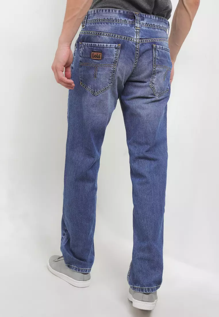 Straight Fit Denim Pants Cfs095D