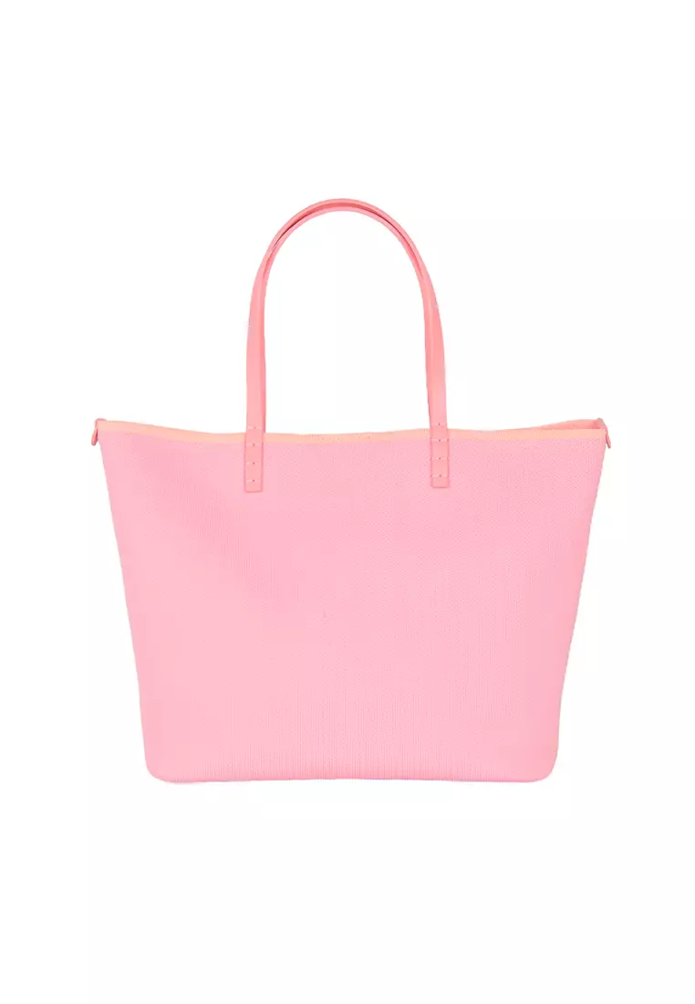 Glam Rainbow Middle Tote Bag in Pink