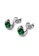 Her Jewellery green Birth Stone Moon Earrings (May) - Made with premium grade crystals from Austria 127FCAC2F757BAGS_3