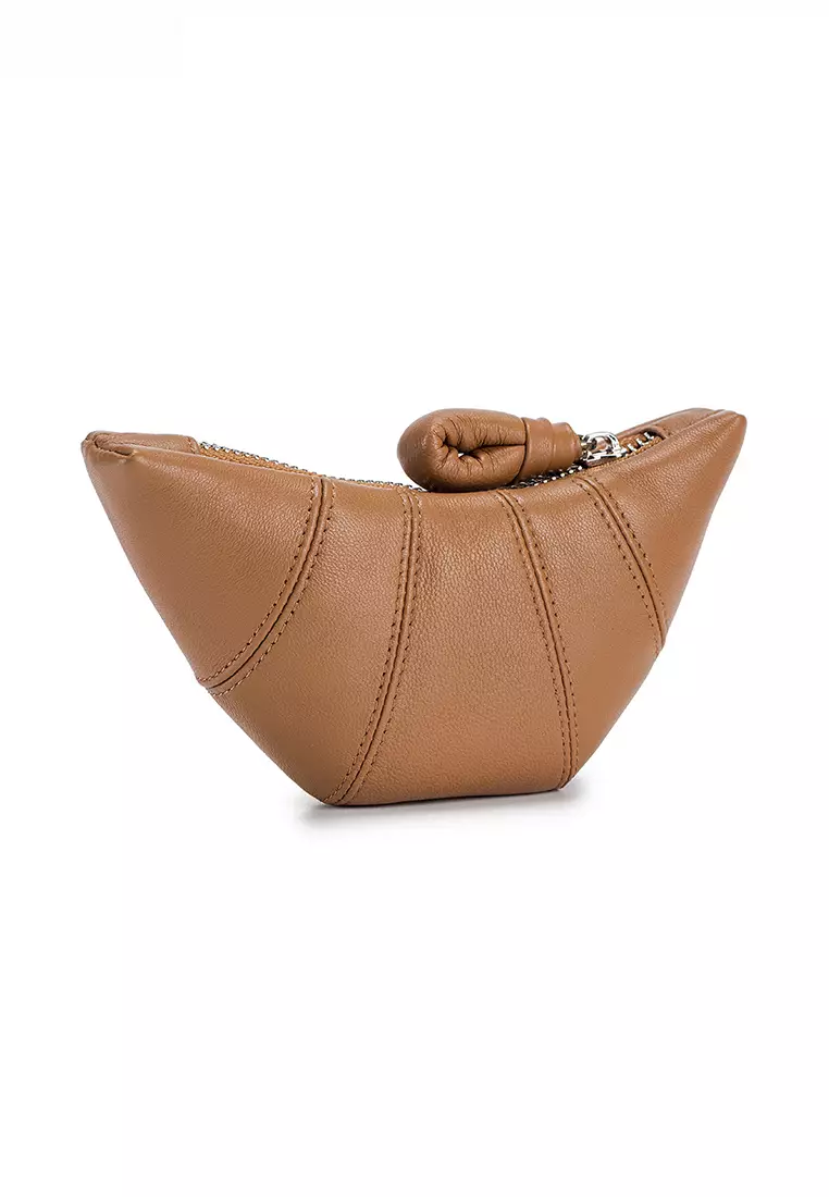 Zipped purse with removable card holder in discount grained calfskin and smooth lambskin