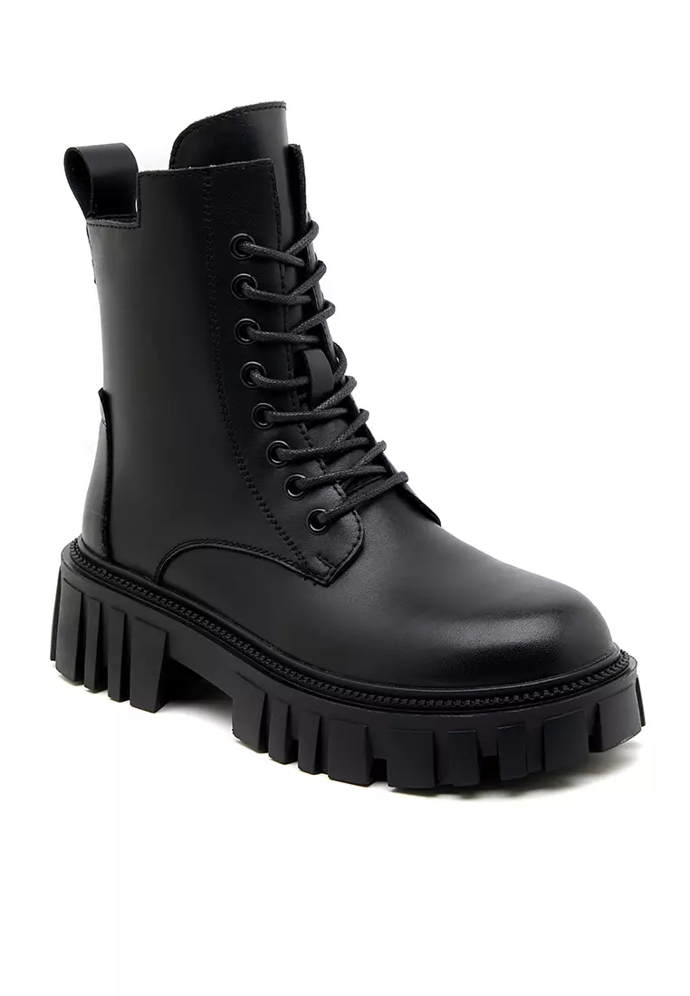 Martin top leather boots