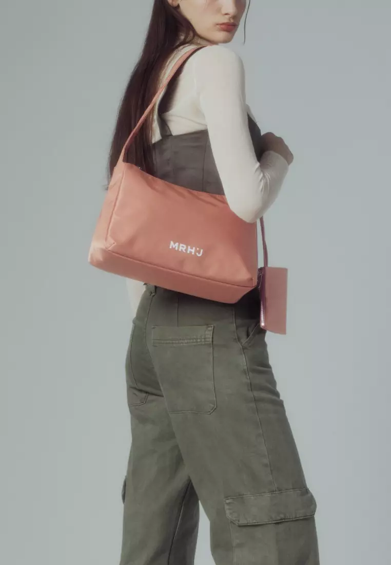 CIA L Nylon Crossbody Bag Indi Pink