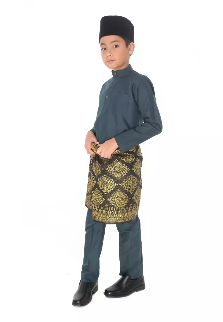 Baju Melayu Moden Cekak Musang for Kids