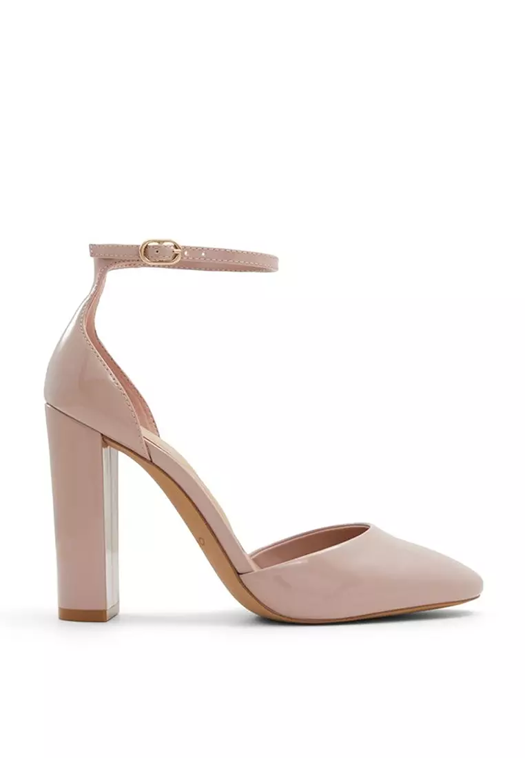 Aldo nude block heel 2025