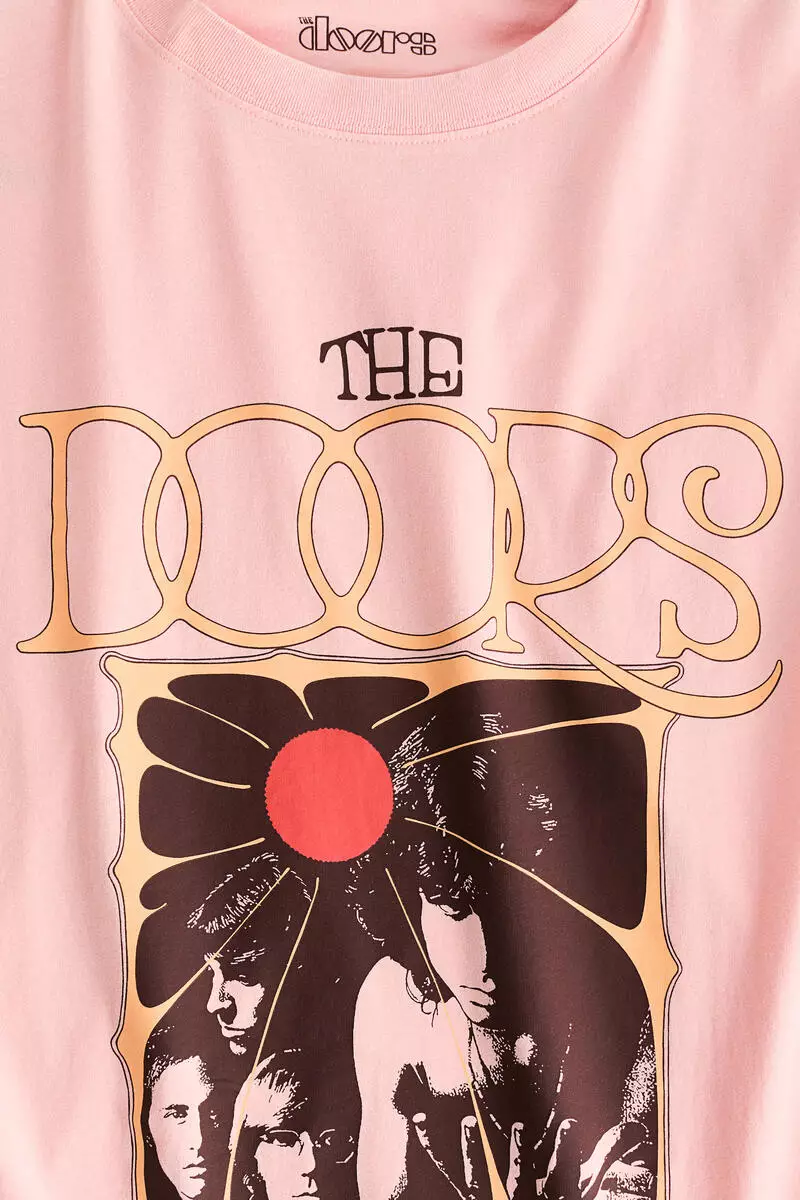 Oversized print-motif T-shirt