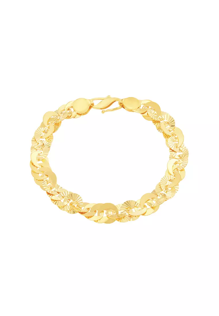 Joyalukkas 22k (916) Yellow Gold Bracelet for Men (Gold) : :  Fashion