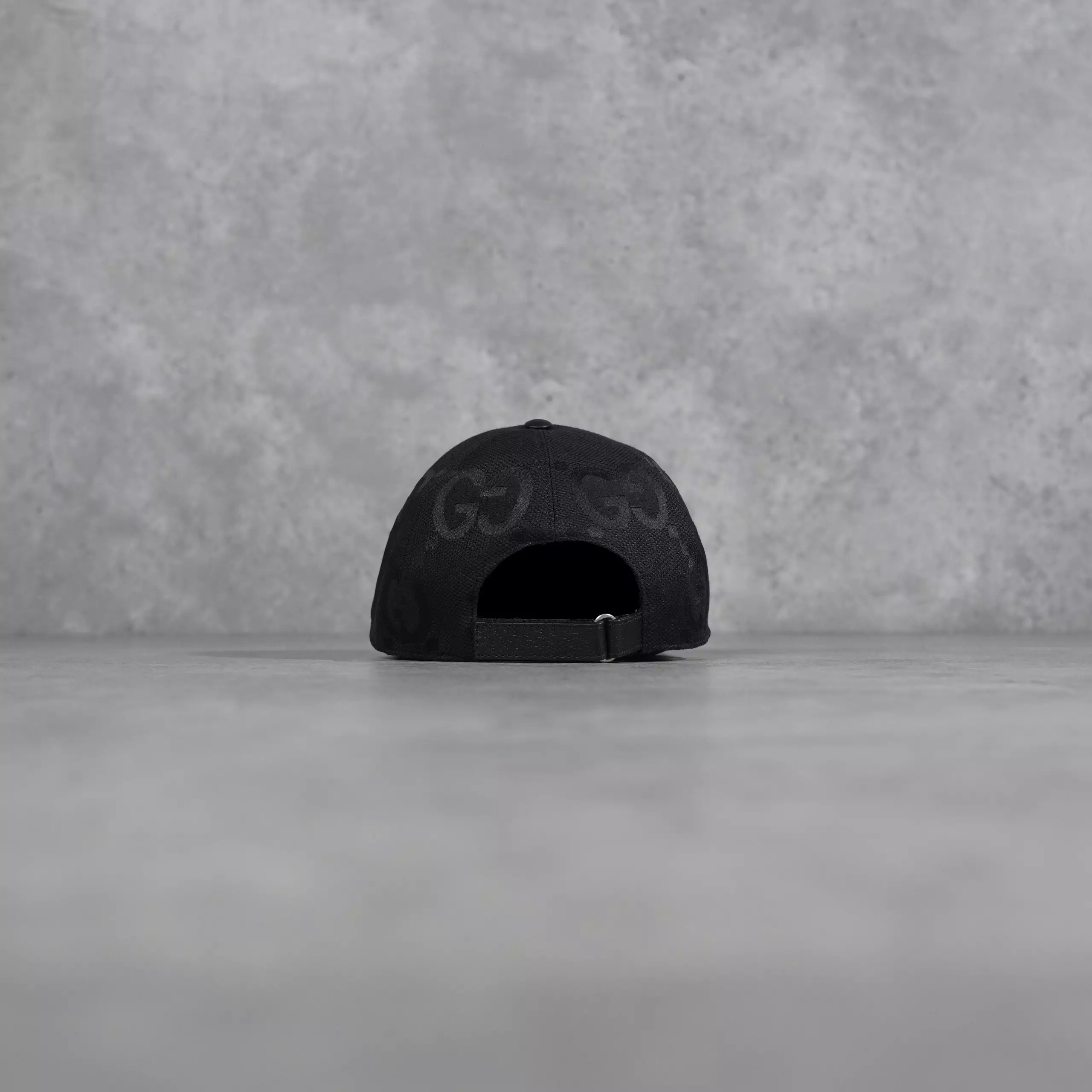 Topi GUCCI GG JUMBO BLACK CAP 100% ORIGINAL