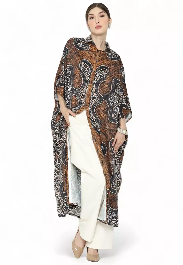 Kanzi Collared Kaftan