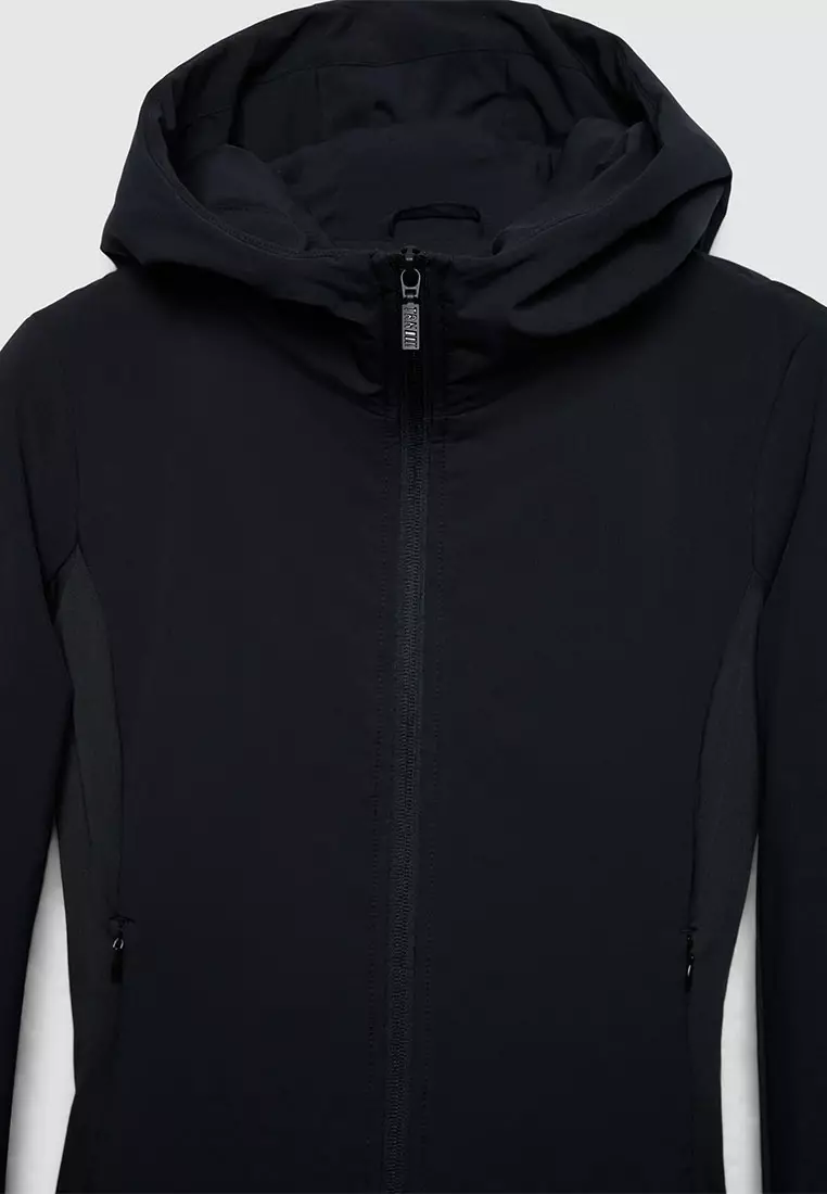 Women's Full-Zip Hooded Activewear Jacket