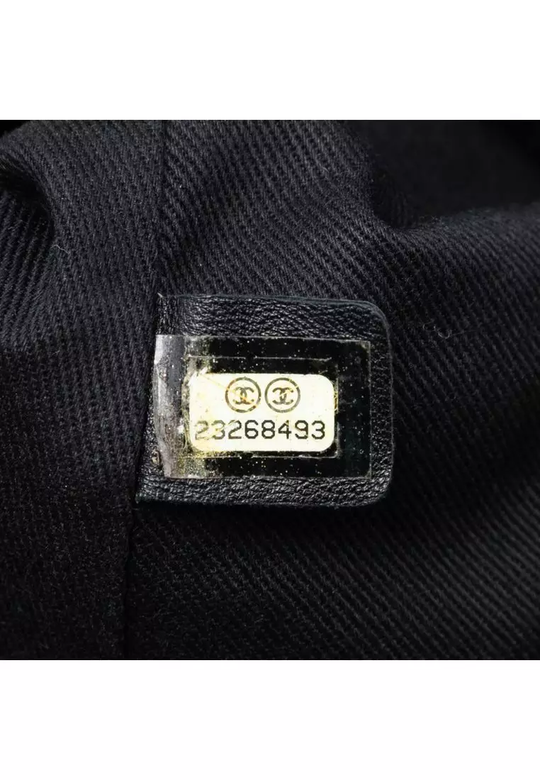 Pre-Loved Chanel Cc Suede Wild Stitch Bucket Bag