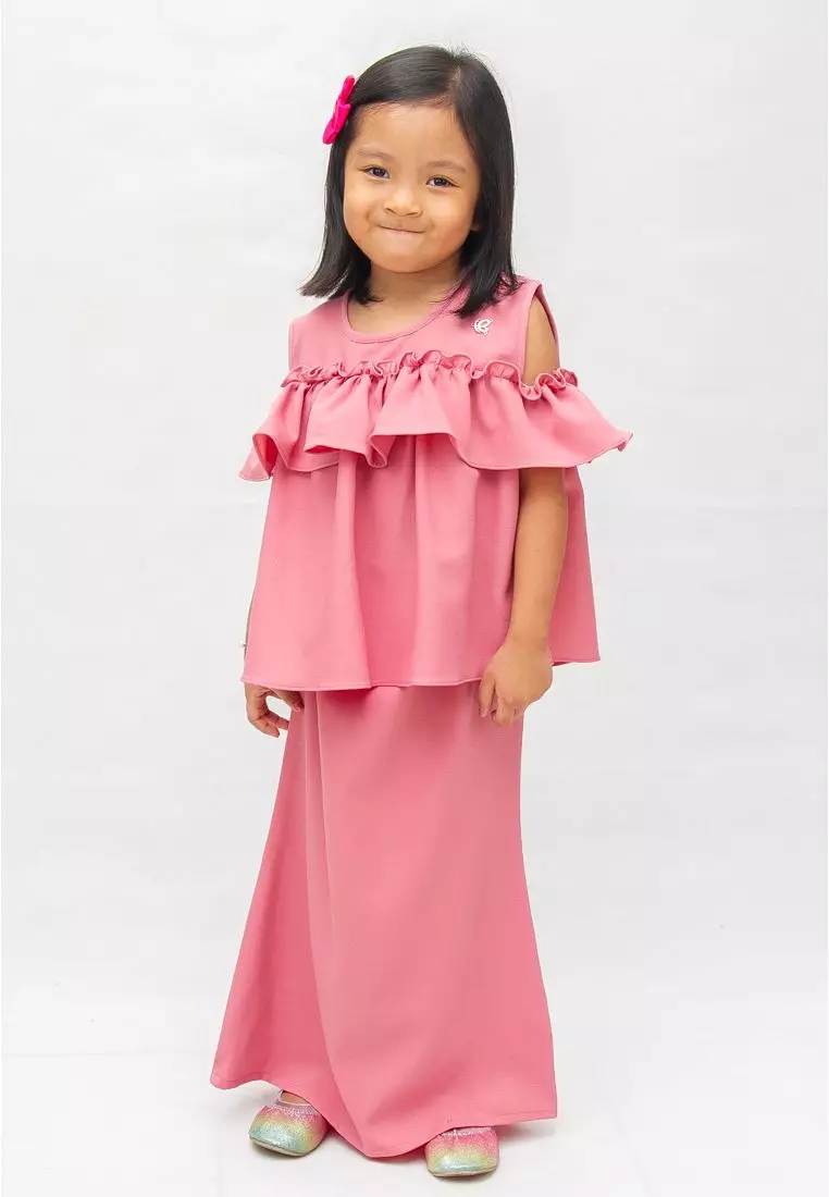 Off shoulder baju kurung discount
