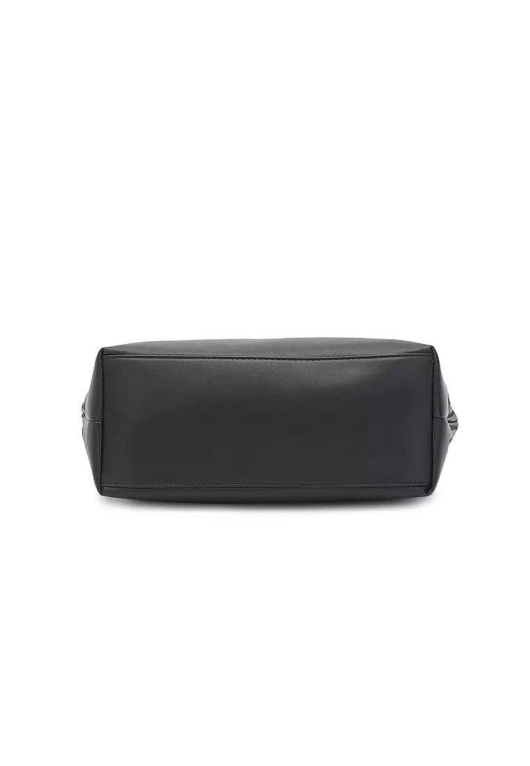 Women's Tote Bag / Shoulder Bag / Top Handle Bag - Black