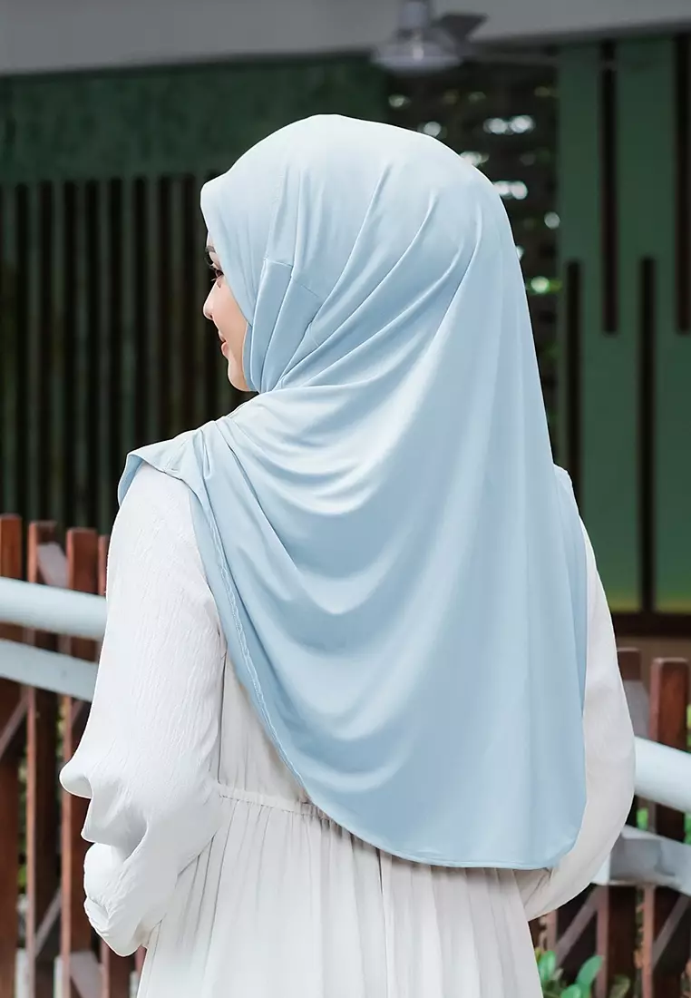 HIJAB INSTAN FATHIA - LIGHT BLUE