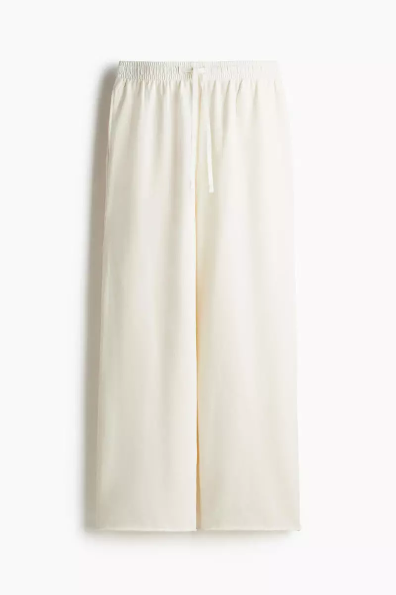 Washed cotton sweatpants